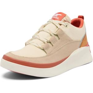 SOREL Women’s Out N About lV Low Waterproof Sneaker(Bleached Ceramic  Tuscan)