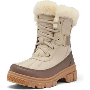 SOREL Women’s Tivoli V Parc Waterproof Boot(Omega Taupe/Gum 10)