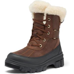 SOREL Women’s Tivoli V Parc Waterproof Boot(Tobacco/Black)