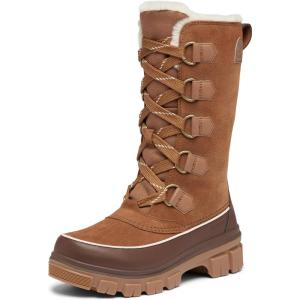 SOREL Women’s Tivoli V Tall Waterproof Boot(Velvet Tan/Tobacco)