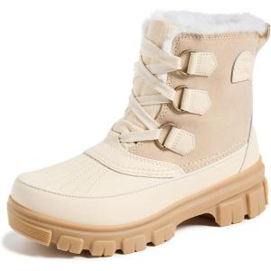SOREL Women’s Tivoli V Waterproof Boot(Honey White  Sea Salt)