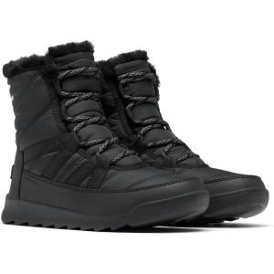SOREL Women’s Whitney ll Plus Lace Waterproof Boot(Black/Quarry)