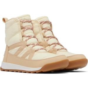 SOREL Women’s Whitney ll Plus Lace Waterproof Boot(Honey White/Ceramic)