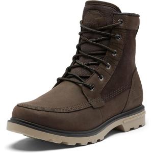 Sorel Carson Storm Waterproof Men’s Boots(Blackened Brown  Khaki Ii)