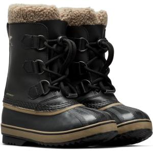 Sorel Children’s Yoot Pac Nylon Waterproof Boot(Black Youth Collection 2024)
