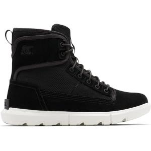 Sorel Men’s Ankeny II Mid Waterproof Boots(Black Black X Sea Salt)