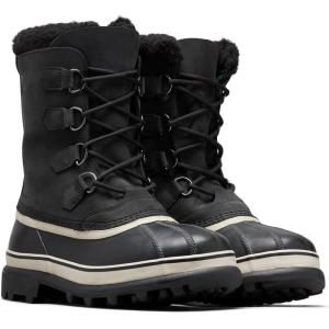 Sorel Men’s Caribou Snow Boot(Black  Dark Stone 2)