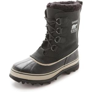Sorel Men’s Caribou Snow Boot(Black/Tusk)