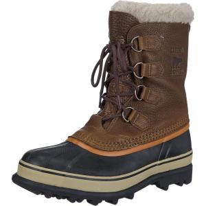 Sorel Men’s Caribou Snow Boot(Brown Olive Brown Dark Ginger 334)