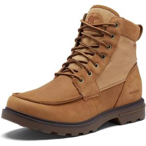 Sorel Men’s Carson Moc Waterproof Boot(Camel Brown  Umber)