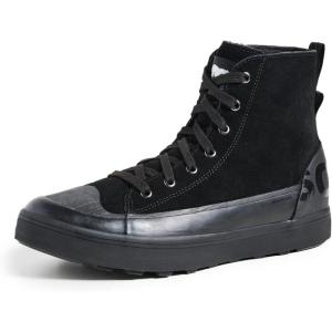 Sorel Men’s Cheyanne Metro II Waterproof Sneaker Boots(Black  Sea Salt)