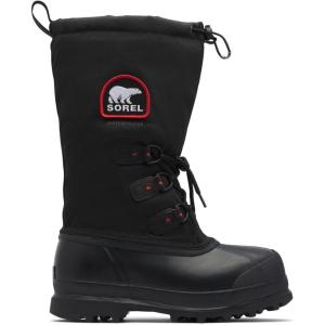Sorel Men’s Glacier Xt Snow Boot(Black  Red Quartz)