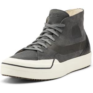 Sorel Men’s Grit Sneaker Chukka WP — Waterproof Suede Sneakers(Grill  Sea Salt)