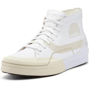 Sorel Men’s Grit Sneaker Chukka WP — Waterproof Suede Sneakers(White  White)
