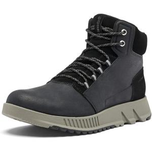 Sorel Men’s Mac Hill Lite Mid Waterproof Boots(Black  Quarry)
