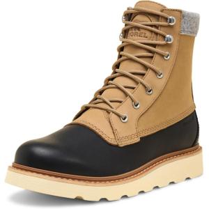 Sorel Men’s Slabtown 62′ Caribou Waterproof Fashion Boot(Caribou Buff/Black)