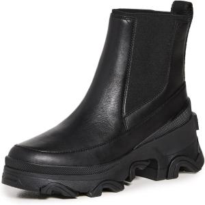 Sorel Women’s Brex Boot Chelsea Waterproof Boots(Black  Black)