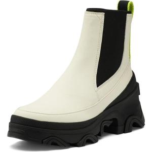 Sorel Women’s Brex Boot Chelsea Waterproof Boots(Chalk  Black)