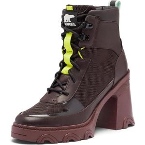 Sorel Women’s Brex Heel Lace Boot(New Cinder  Sea Sprite)