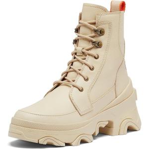 Sorel Women’s Brex Lace Waterproof Boot(Bleached Ceramic  Optimized Orange)