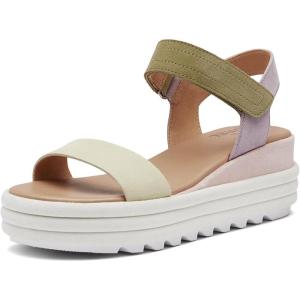 Sorel Women’s Cameron Flatform Sandals(Tranquil Yellow  Chalk)