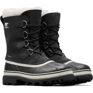 Sorel Women’s Caribou Waterproof Boot(Black/Stone)