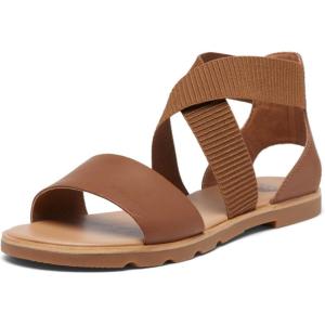 Sorel Women’s Ella III Sandal(Velvet Tan  Gum)