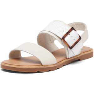 Sorel Women’s Ella III Slingback Sandal(Chalk  Gum)