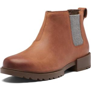 Sorel Women’s Emelie II Chelsea Waterproof Boot(Dark Amber  Tobacco)
