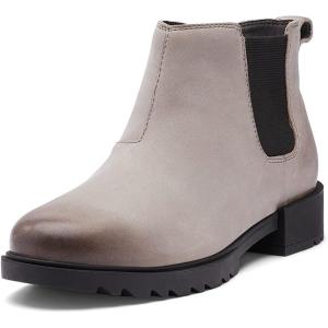 Sorel Women’s Emelie II Chelsea Waterproof Boot(Quarry  Black)