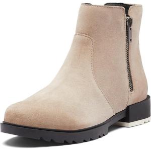 Sorel Women’s Emelie II Zip Waterproof Boot(Omega Taupe  Black)