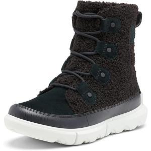 Sorel Women’s Explorer II Joan Cozy Boot(Black  Tea Light)