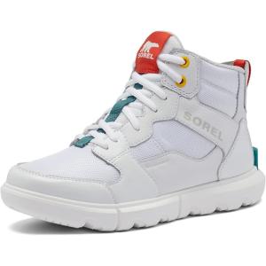 Sorel Women’s Explorer II Sneaker Mid Waterproof Shoe(White  Moonstone)