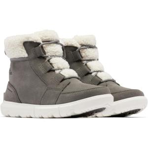 Sorel Women’s Explorer Next Carnival Waterproof Boots(Quarry  Sea Salt)