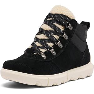 Sorel Women’s Explorer Next Hiker Waterproof Boots(Black  Sea Salt)