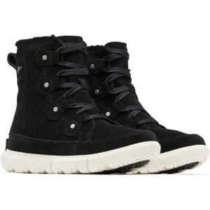 Sorel Women’s Explorer Next Joan Waterproof Boots(Black  Fawn)