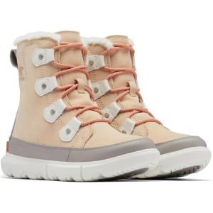 Sorel Women’s Explorer Next Joan Waterproof Boots(Nova Sand Sea Salt Explorer 2 Joan Faux Fur)