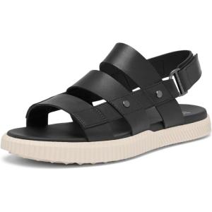 Sorel Women’s Fashion Flat Sandal(Black  Gum)