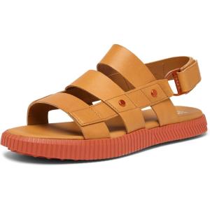 Sorel Women’s Fashion Flat Sandal(Canyon Gold  Tuscan)