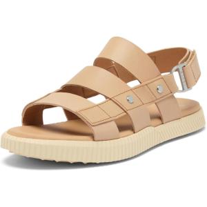 Sorel Women’s Fashion Flat Sandal(Honest Beige  Bleached Ceramic)