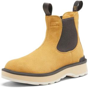 Sorel Women’s Hi-Line Chelsea Boots(Geo Yellow  Jet)
