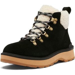 Sorel Women’s Hi-Line Hiker Cozy Boots(Black  Tawny Buff)