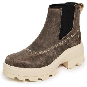 Sorel Women’s Joan Frwd Chelsea Boot(Canoe/Bleached Ceramic)