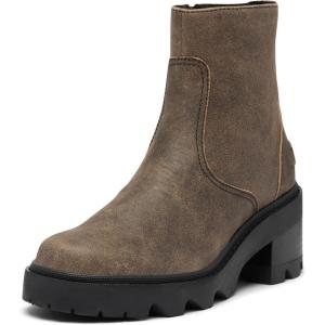 Sorel Women’s Joan Now Zip Bootie Fashion Boot(Canoe/Black)