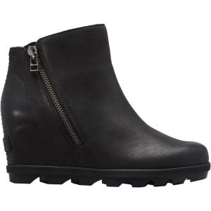 Sorel Women’s Joan of Arctic Wedge II Zipper Fashion Boot(Black)