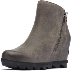 Sorel Women’s Joan of Arctic Wedge II Zipper Fashion Boot(Quarry)