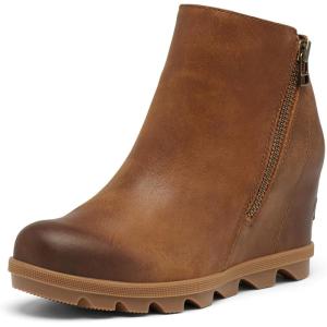 Sorel Women’s Joan of Arctic Wedge II Zipper Fashion Boot(Velvet Tan)