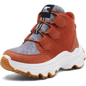 Sorel Women’s Kinetic Breakthru Caribou Waterproof Boot(Warp Red  Chalk)