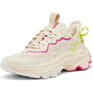 Sorel Women’s Kinetic Breakthru Day Lace Shoes(Chalk  Fuchsia Fizz)