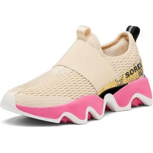 Sorel Womens Kinetic Impact II Strap(Bleached Ceramic  Fuchsia Fizz)